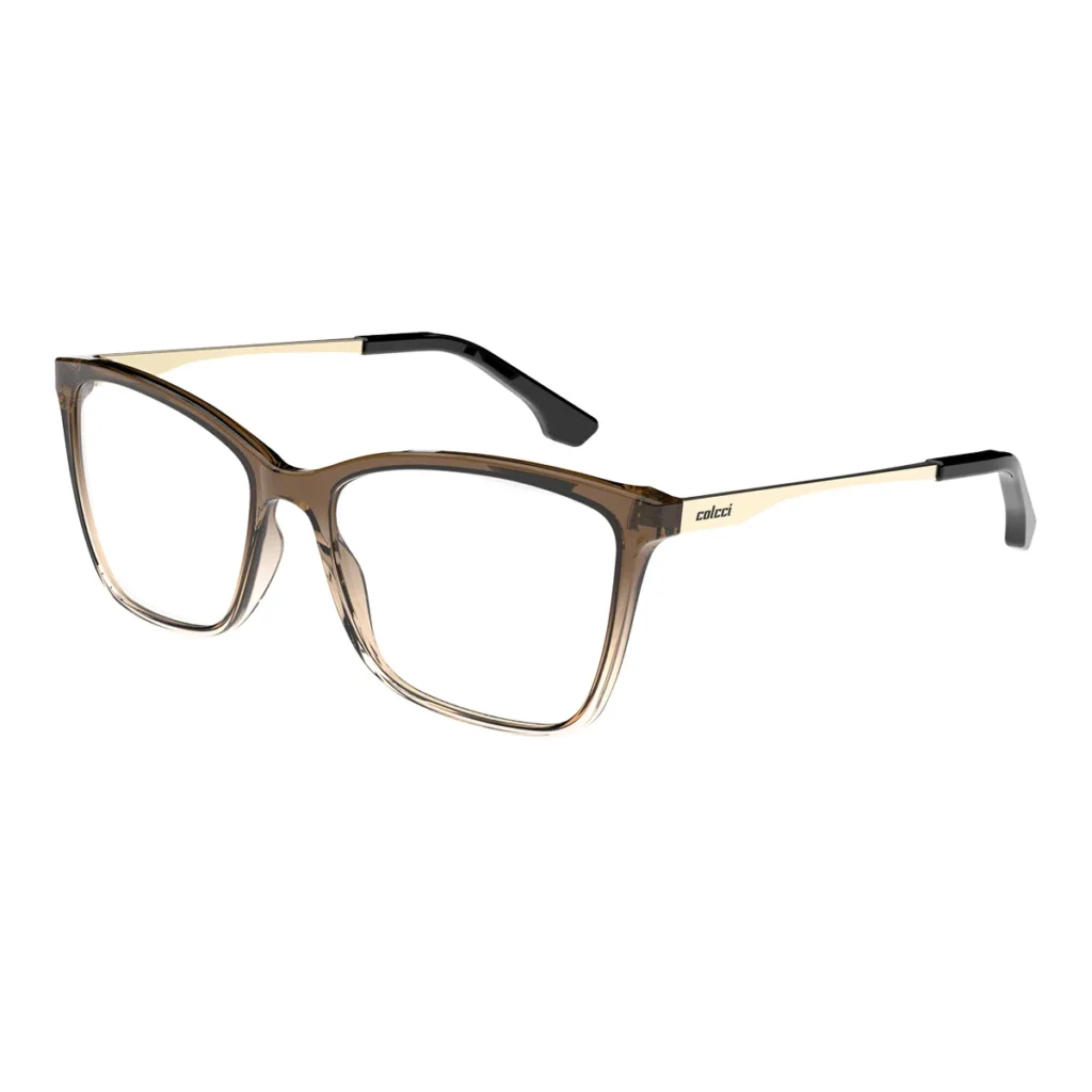 Óculos Receituário Colcci Catarina acetato bicolor marrom feminina- C6184