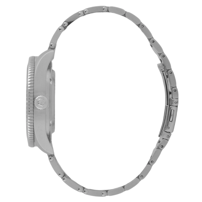 Relógio Orient Automático Sport Sea prata com fundo azul-NH3SS016 - Imagem 2