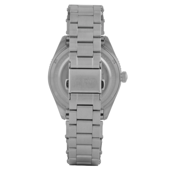 Relógio Orient Automático Sport Sea prata com fundo azul-NH3SS016 - Imagem 3
