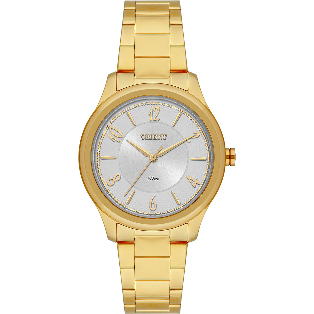 Relógio Orient Eternal dourado Analógico feminino-FGSS0255