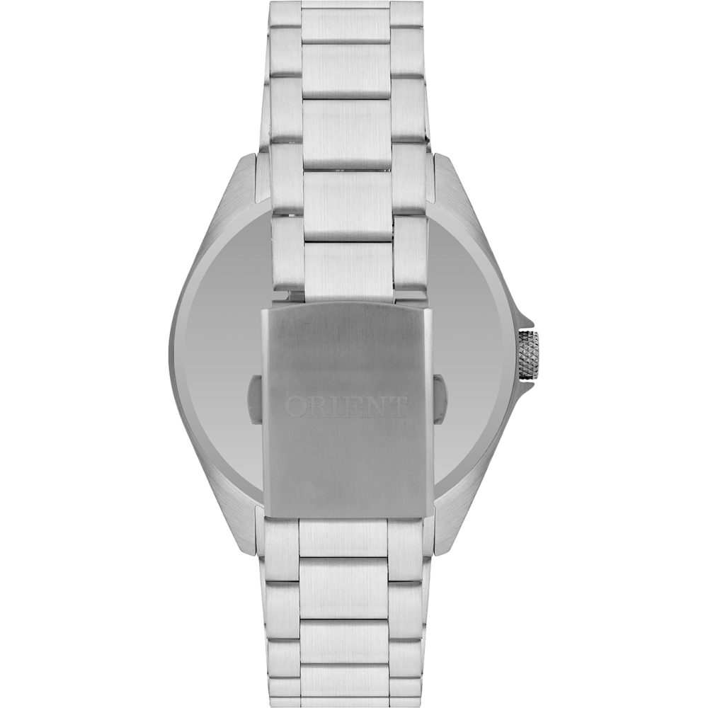Relógio Orient SolarTech Analógico prata com azul masculino- MBSS1492 - Imagem 3