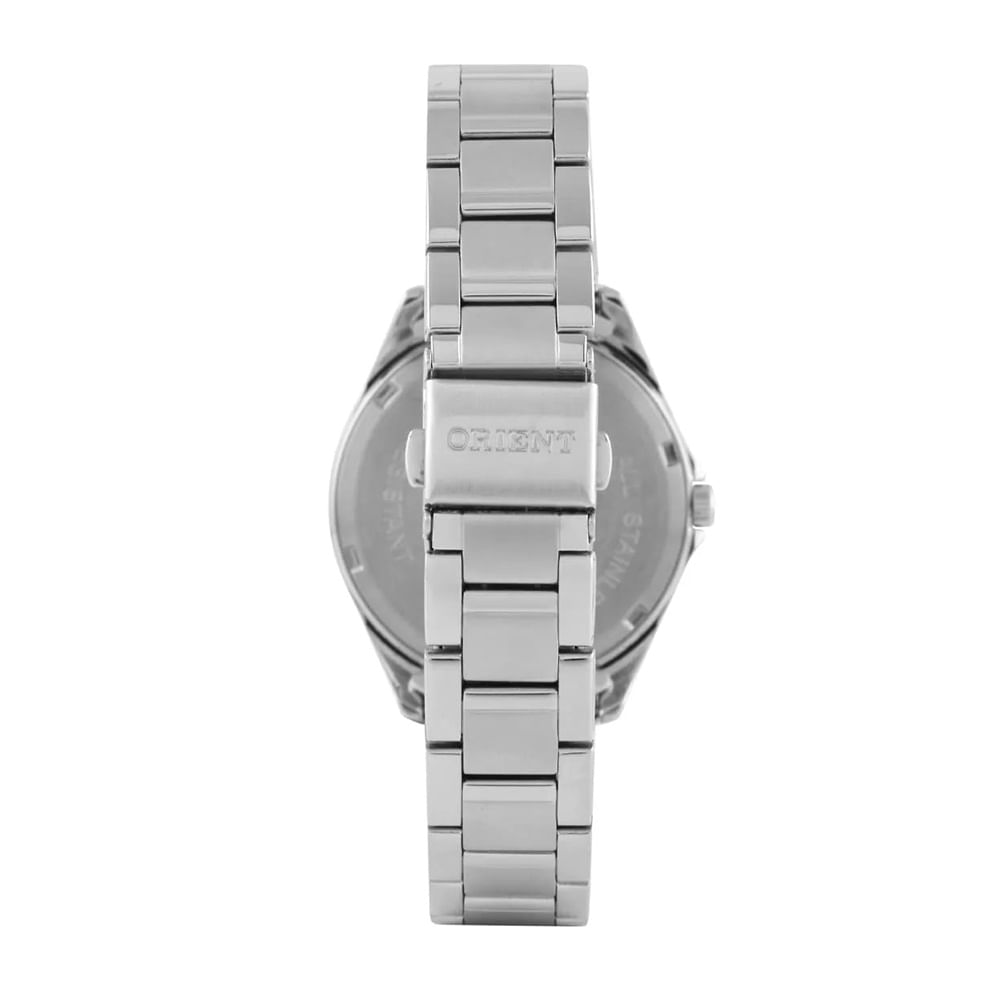 Relógio Orient Eternal analógico prata com preto feminino- FBSS1192 - Imagem 3