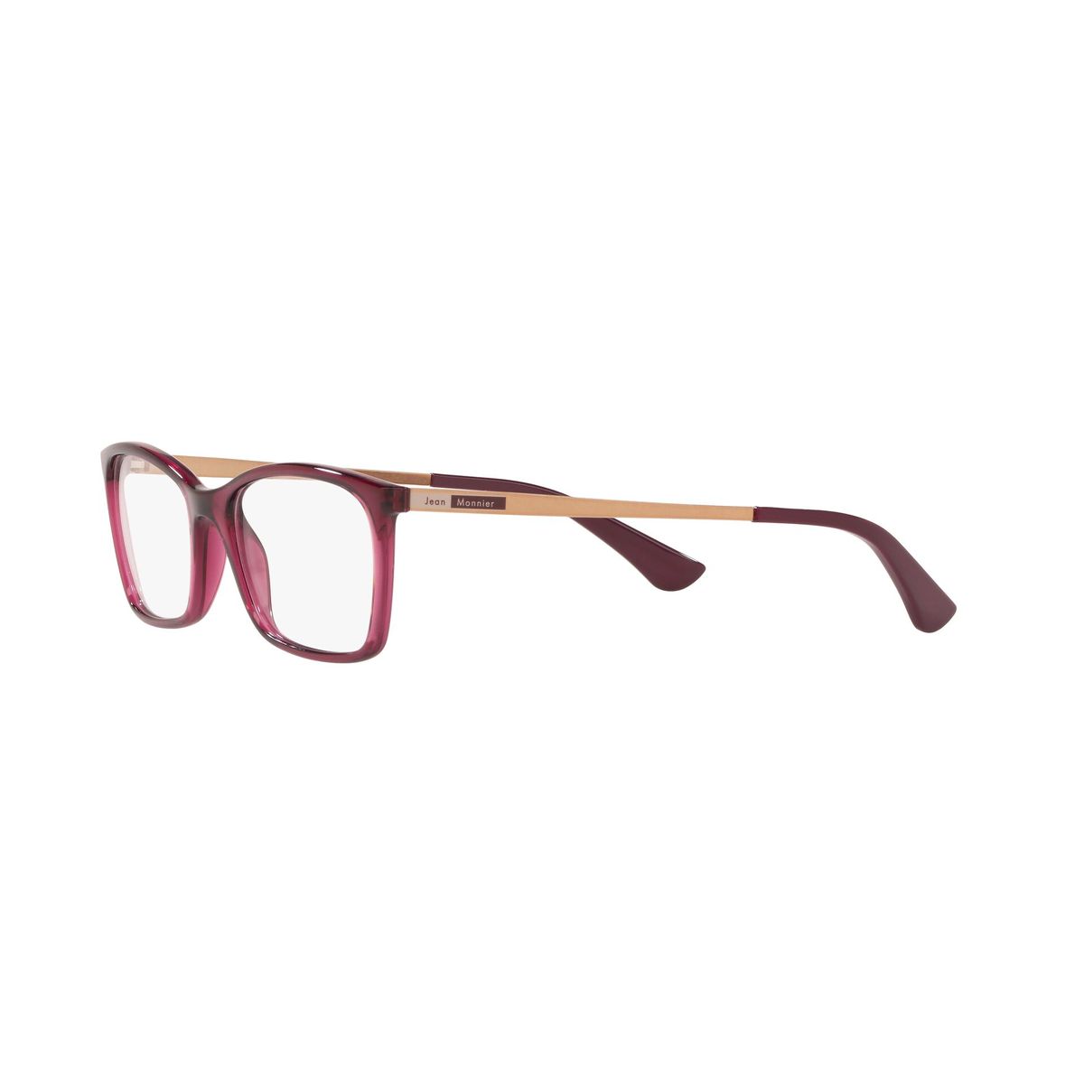 Óculos Receituário Jean Monnier Injetado vinho bordo feminino- J83193 H237 - Imagem 3