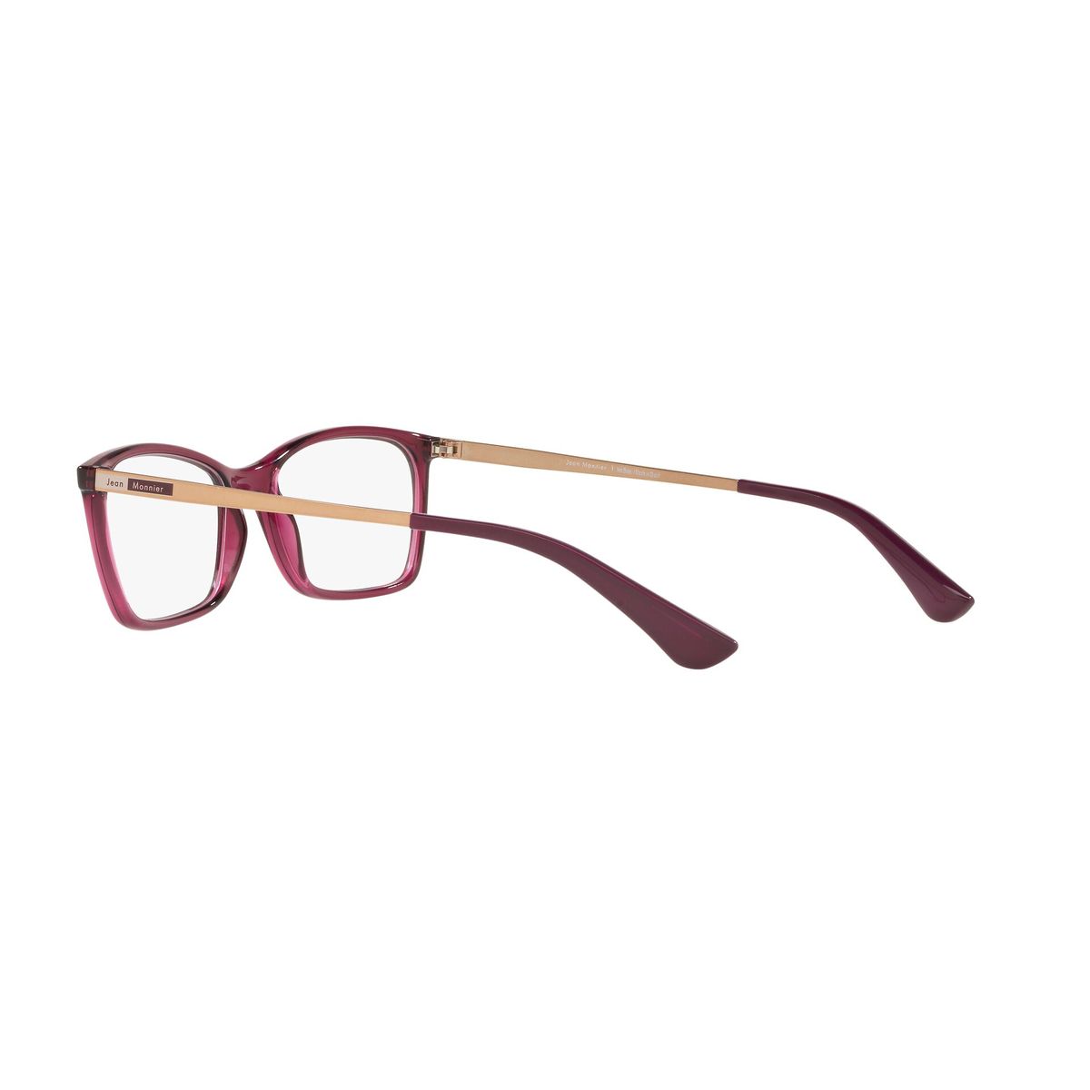 Óculos Receituário Jean Monnier Injetado vinho bordo feminino- J83193 H237 - Imagem 4