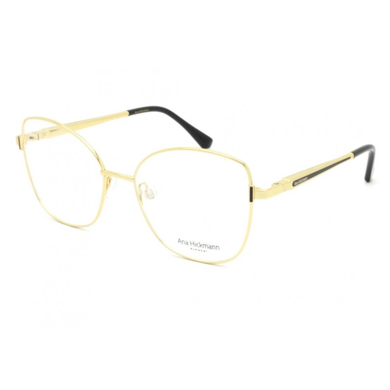 Óculos Receituário Ana Hickmann Mia 4 metal dourado feminino-AH10060 04A