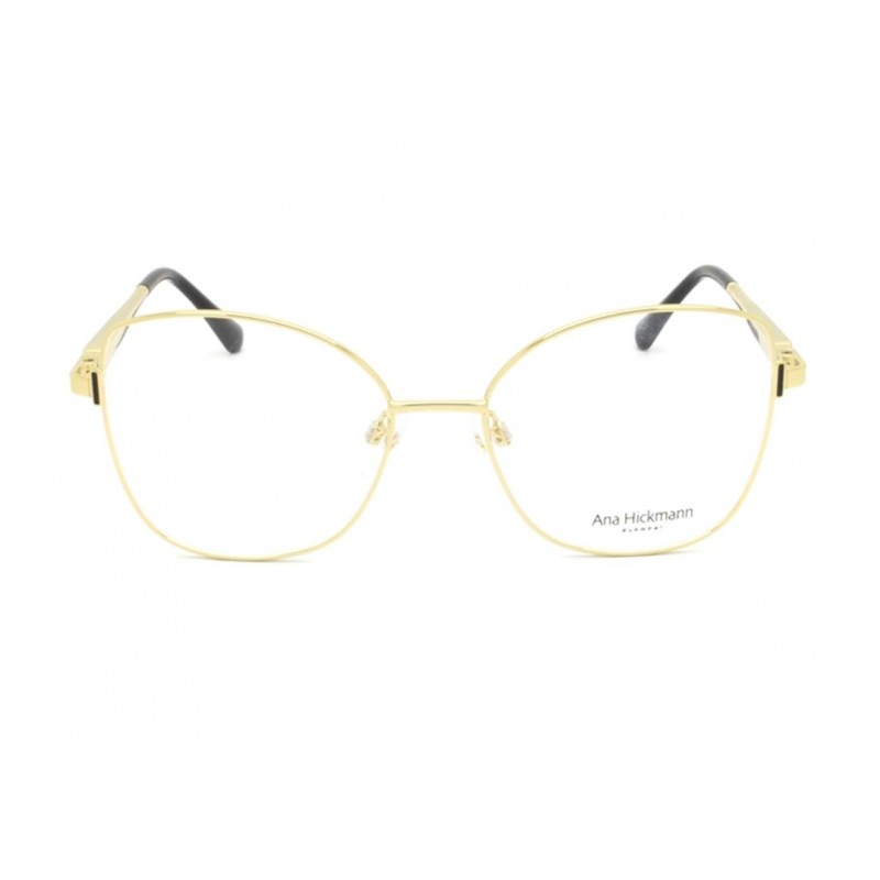 Óculos Receituário Ana Hickmann Mia 4 metal dourado feminino-AH10060 04A - Imagem 2