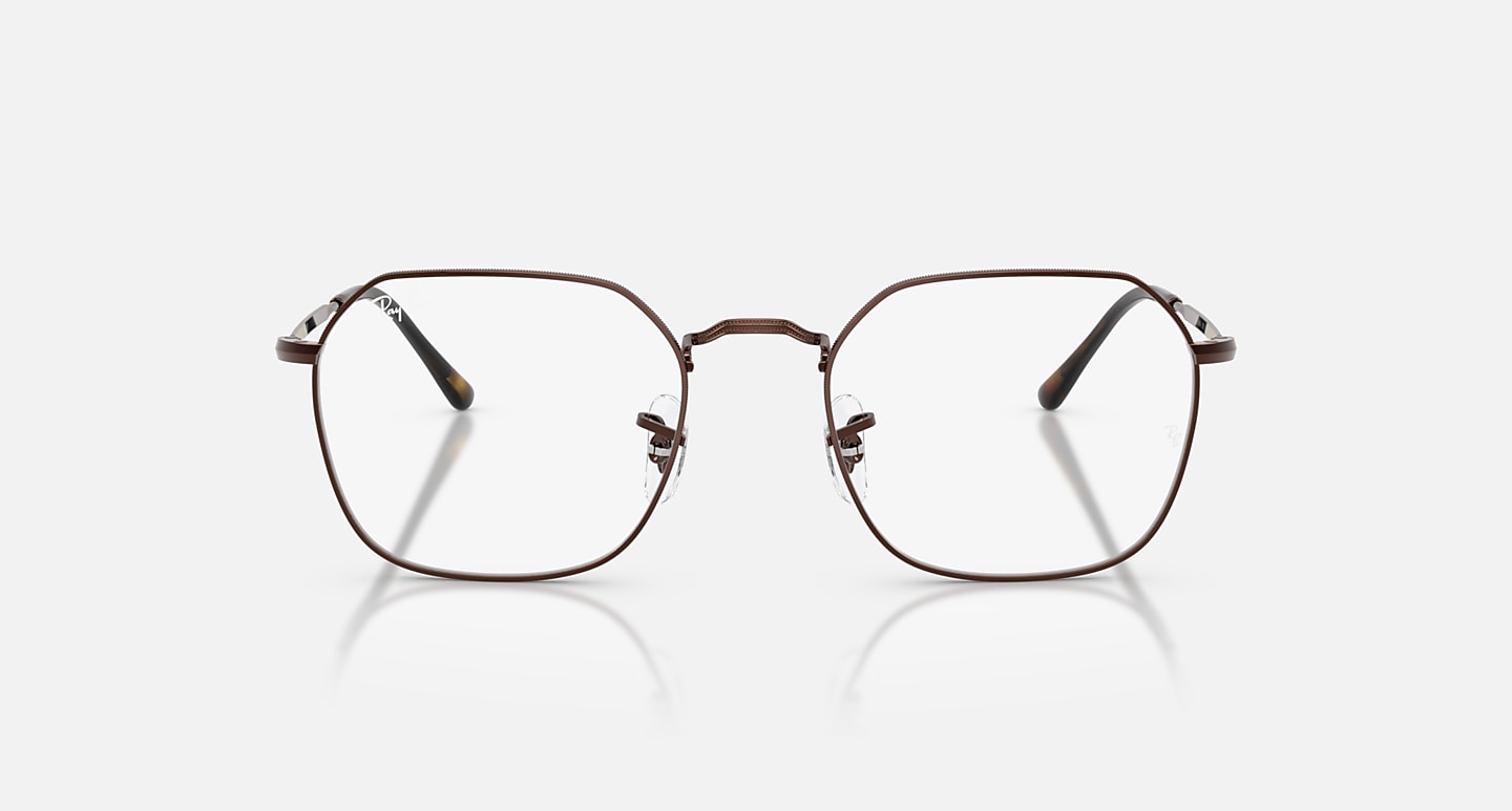Óculos Receituário RayBan Jim Exagonal metal marrom unisex - ORX3694V 2511 - Imagem 2