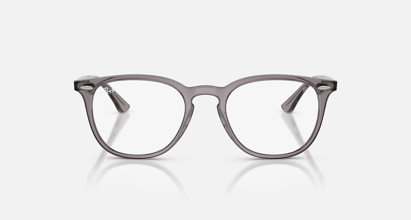 Óculos Receituário RayBan Phantos quadrado transparente acinzentado Unisex-ORX7184 - Imagem 2