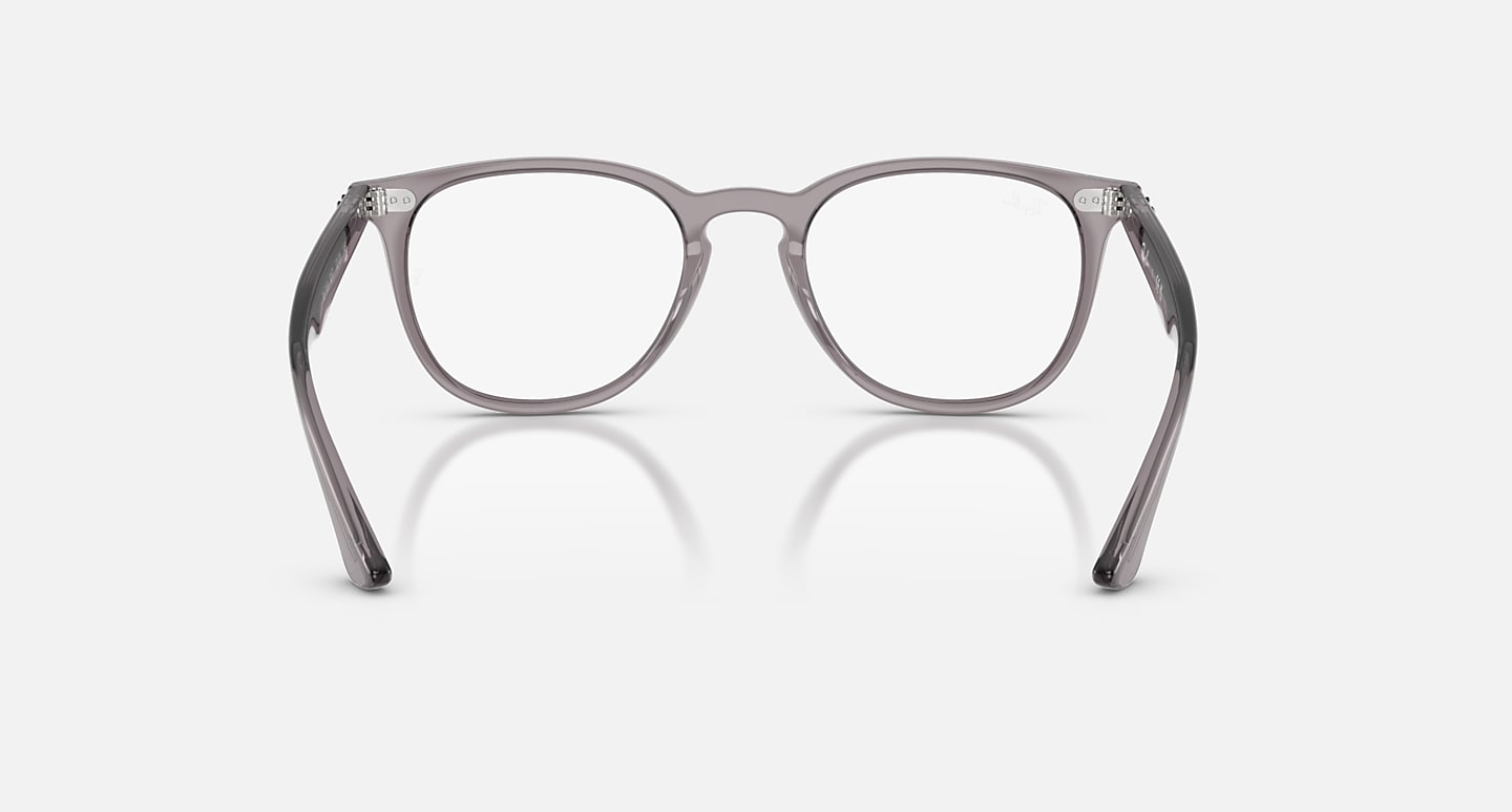 Óculos Receituário RayBan Phantos quadrado transparente acinzentado Unisex-ORX7184 - Imagem 4