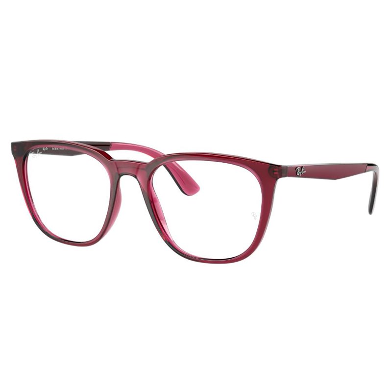 Óculos Receituário RayBan roxo translúcido acetato feminino- ORX7184L