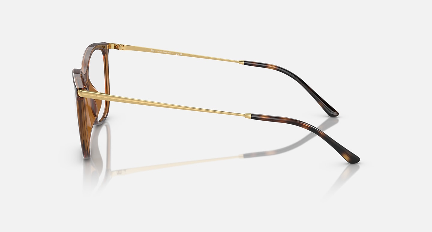 Óculos Receituário RayBan Gatinho injetado Havana feminino-ORX7220L - Imagem 3