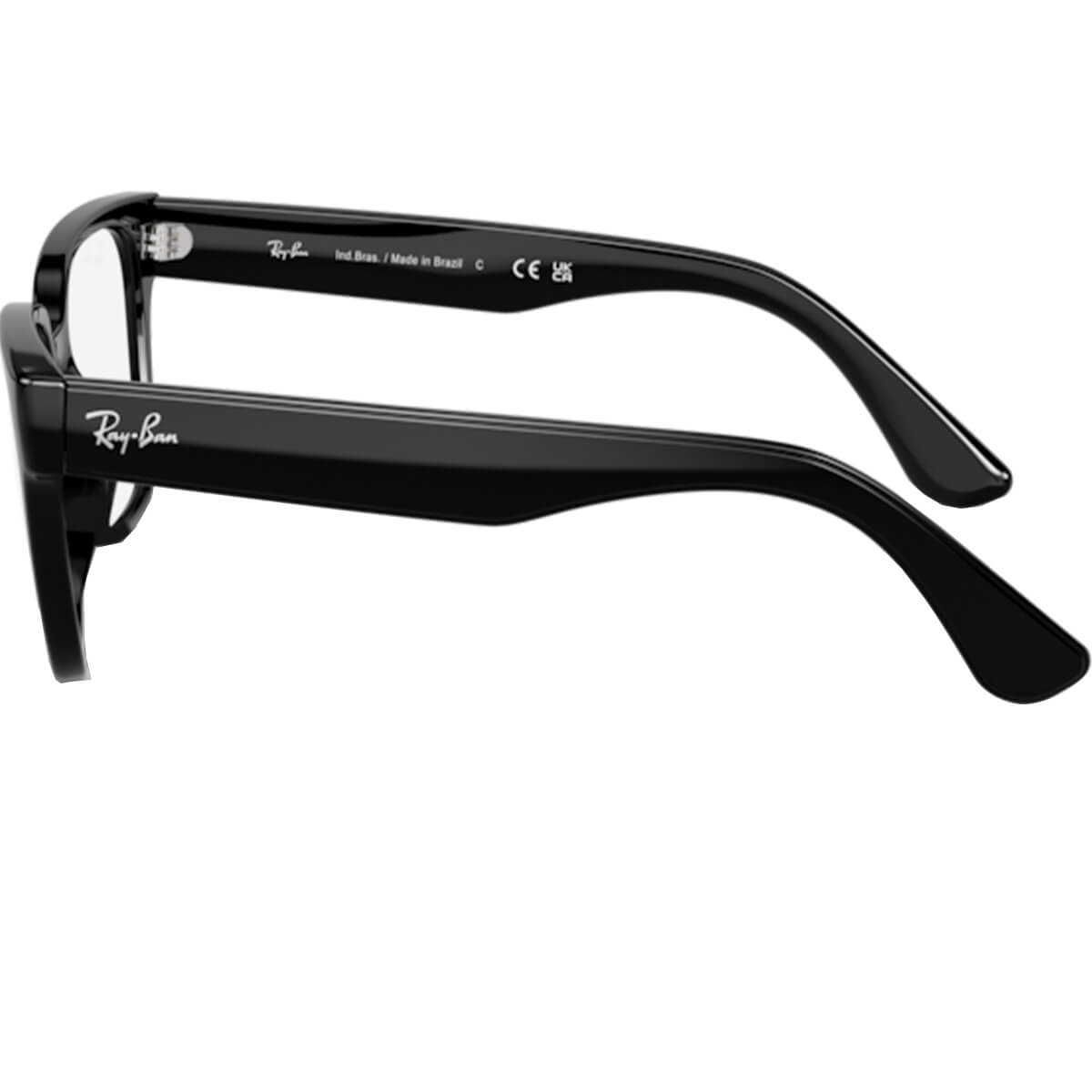 Óculos Receituário RayBan quadrado Injetado preto feminino-ORX7242L - Imagem 3