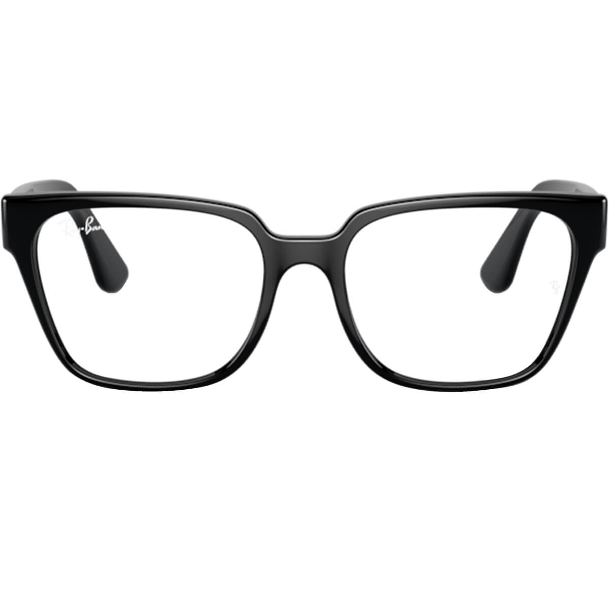 Óculos Receituário RayBan quadrado Injetado preto feminino-ORX7242L - Imagem 2