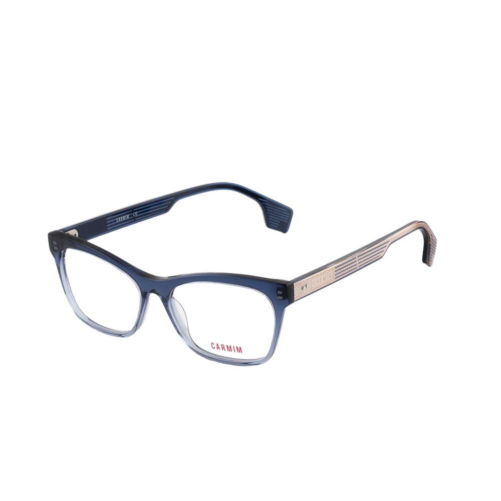 Óculos Receituário Carmim Casual quadrado acetato azul feminino- CRM41320 C4