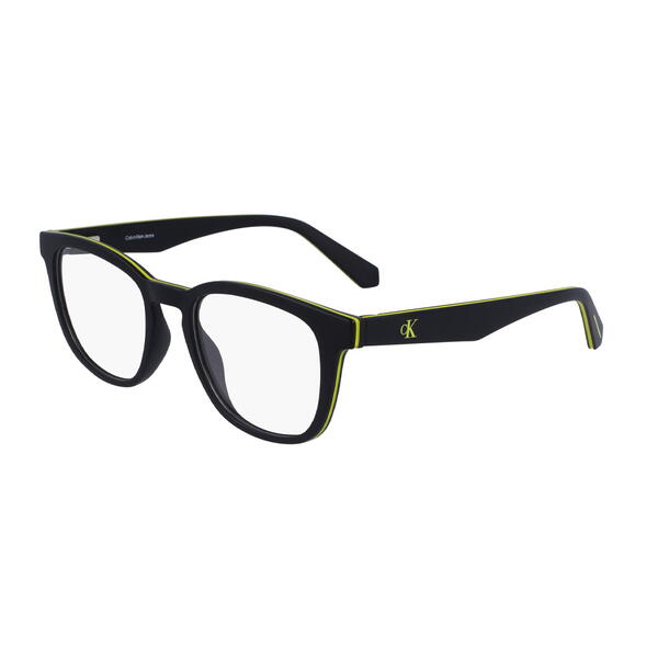 Óculos Receituário Calvin Klein Jeans Wayfarer Mattte Black masculino- CKJ22650N