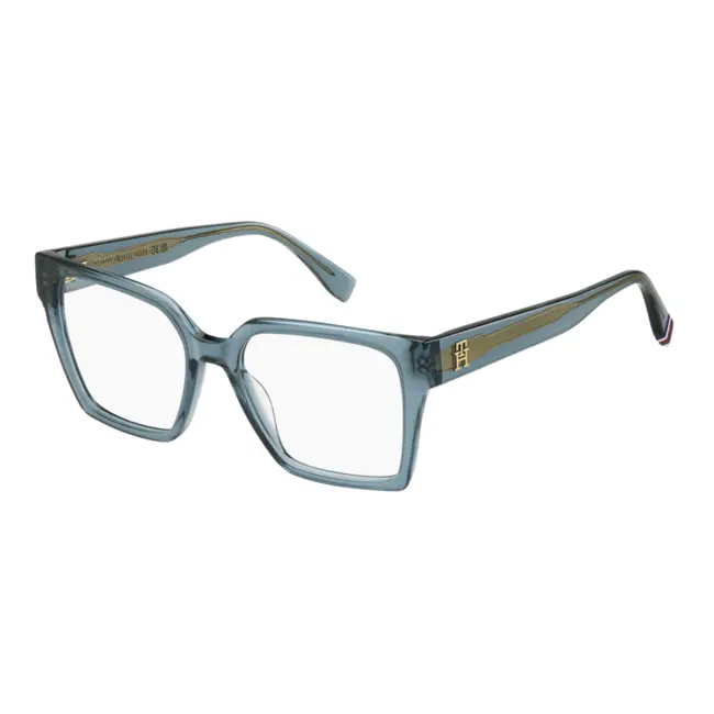 Óculos Receituário Tommy Hilfiger Modern Preppy azul cristal feminino- TH2103 PJP