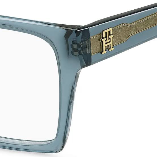 Óculos Receituário Tommy Hilfiger Modern Preppy azul cristal feminino- TH2103 PJP - Imagem 2