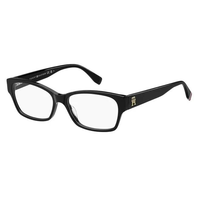 Óculos Receituário Tommy Hilfiger Modern Preppy retangular preto-TH2055 807