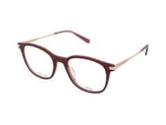 Óculos Receituário Tommy Hilfiger Burgundy quadrado feminino-TH 2050 0T5
