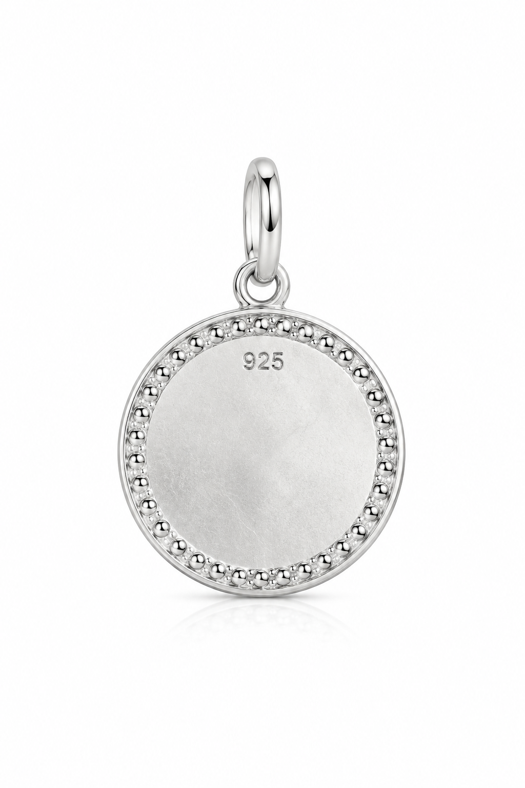 Pingente medalha São bento com zircônias Prata 925k- 96973 - Imagem 2