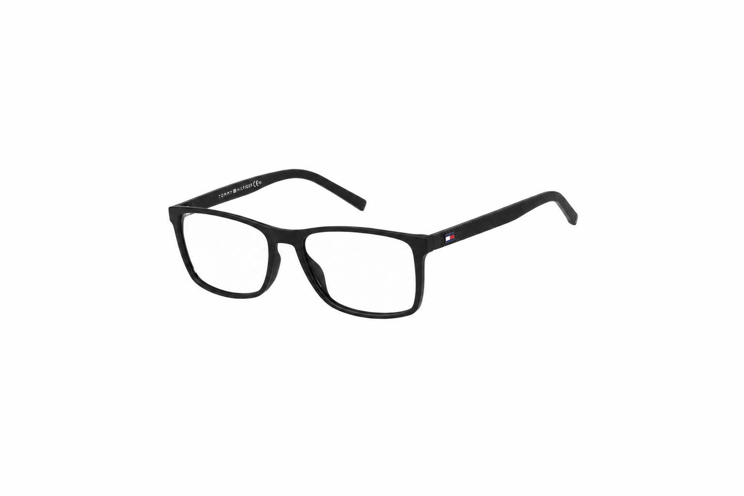Óculos Receituário Tommy Hilfiger Fashion retangular preto masculino-TH 1785 003