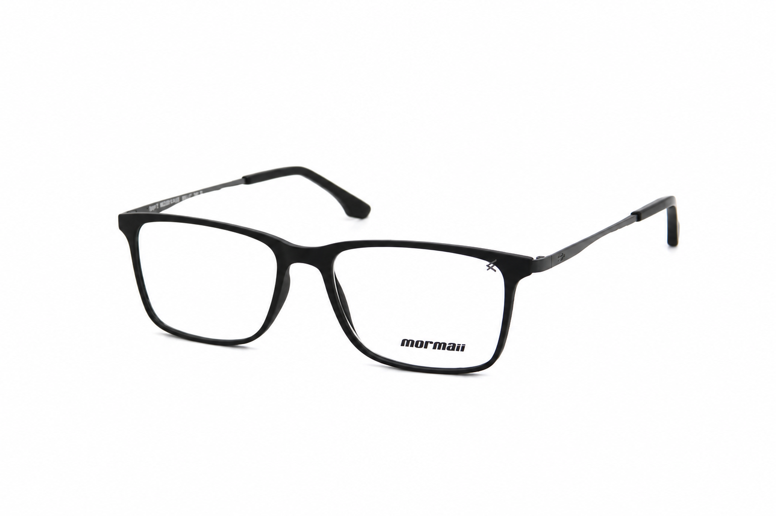 Óculos Receituário Mormaii Argel 3 quadrado preto masculino-M6208 K26 55
