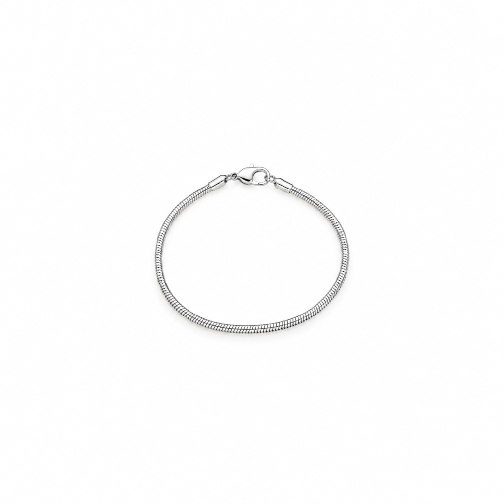 Pulseira Snake elos clássicos Prata 925k- 112673