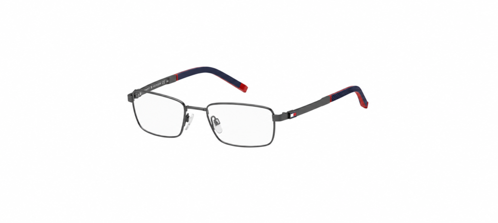 Óculos Receituário Tommy Hilfiger metal retangular masculino-TH 1946 SVK