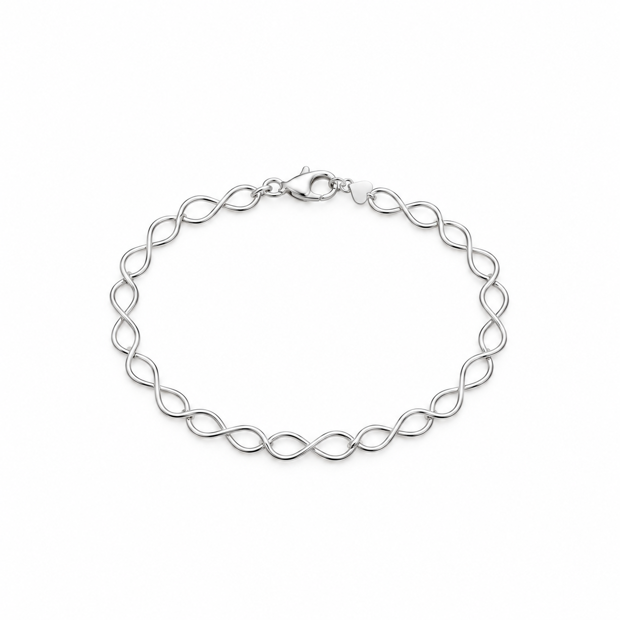 Pulseira Elos de Infinitos Prata 925k- 85120