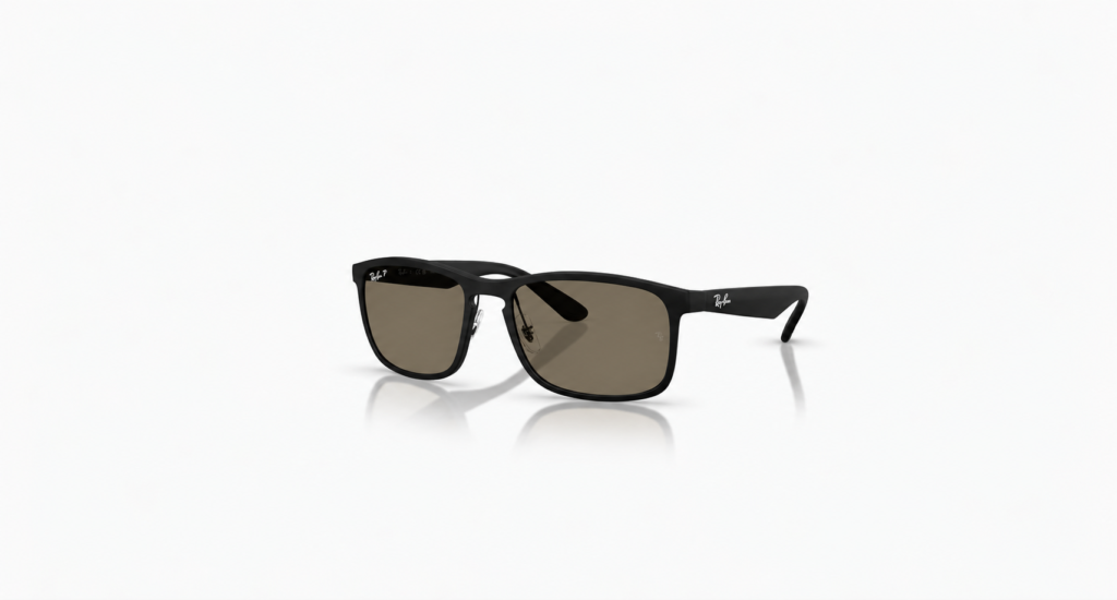 Óculos de Sol RayBan Chromance quadrado preto masculino- ORB4264