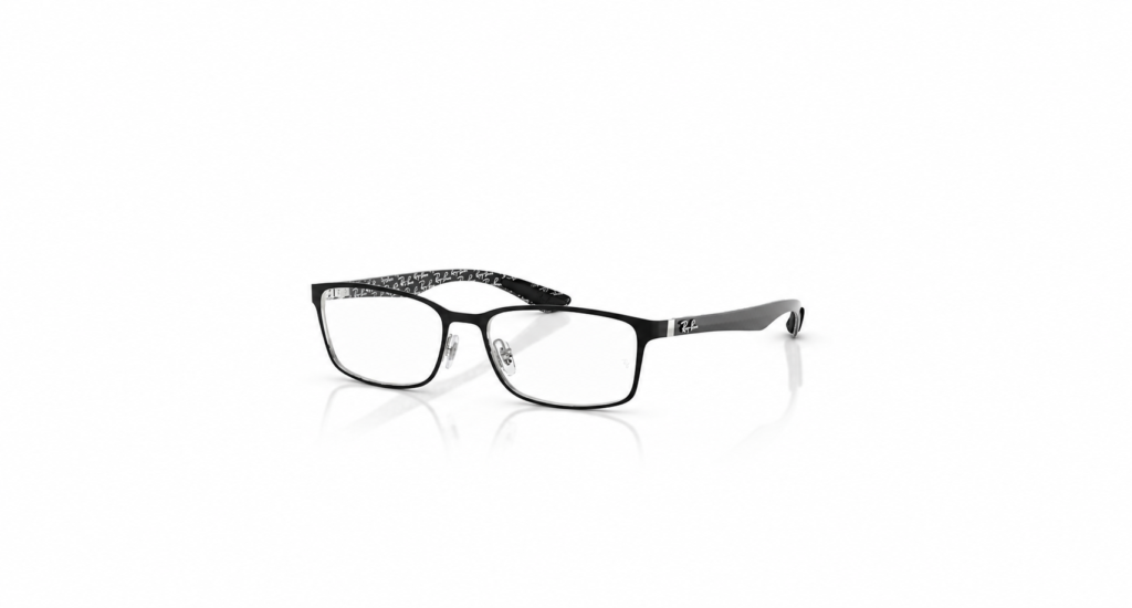 Óculos Receituário RayBan retangular metal masculino- ORX8424