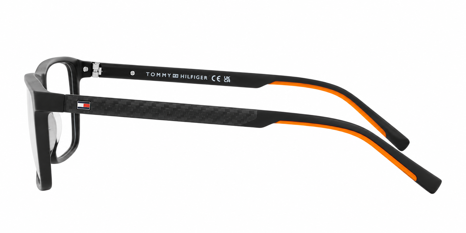 Óculos Receituário Tommy Hilfiger Sporty fibra de carbono masculino-TH2198 OIT - Imagem 3