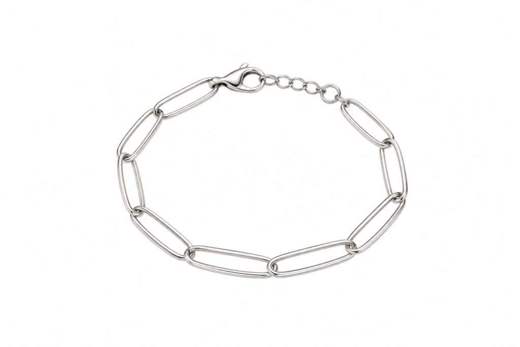 Pulseira Tijolinho longo Prata 925k- 4520069