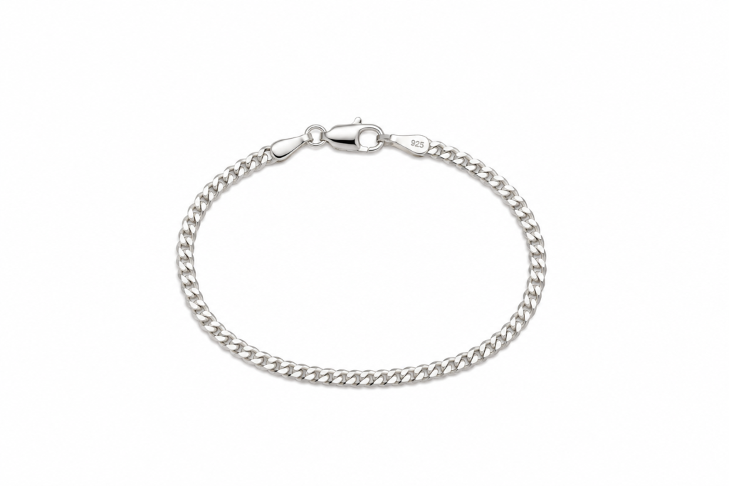 Pulseira Elos Iguais escamas Prata 925k- 111997