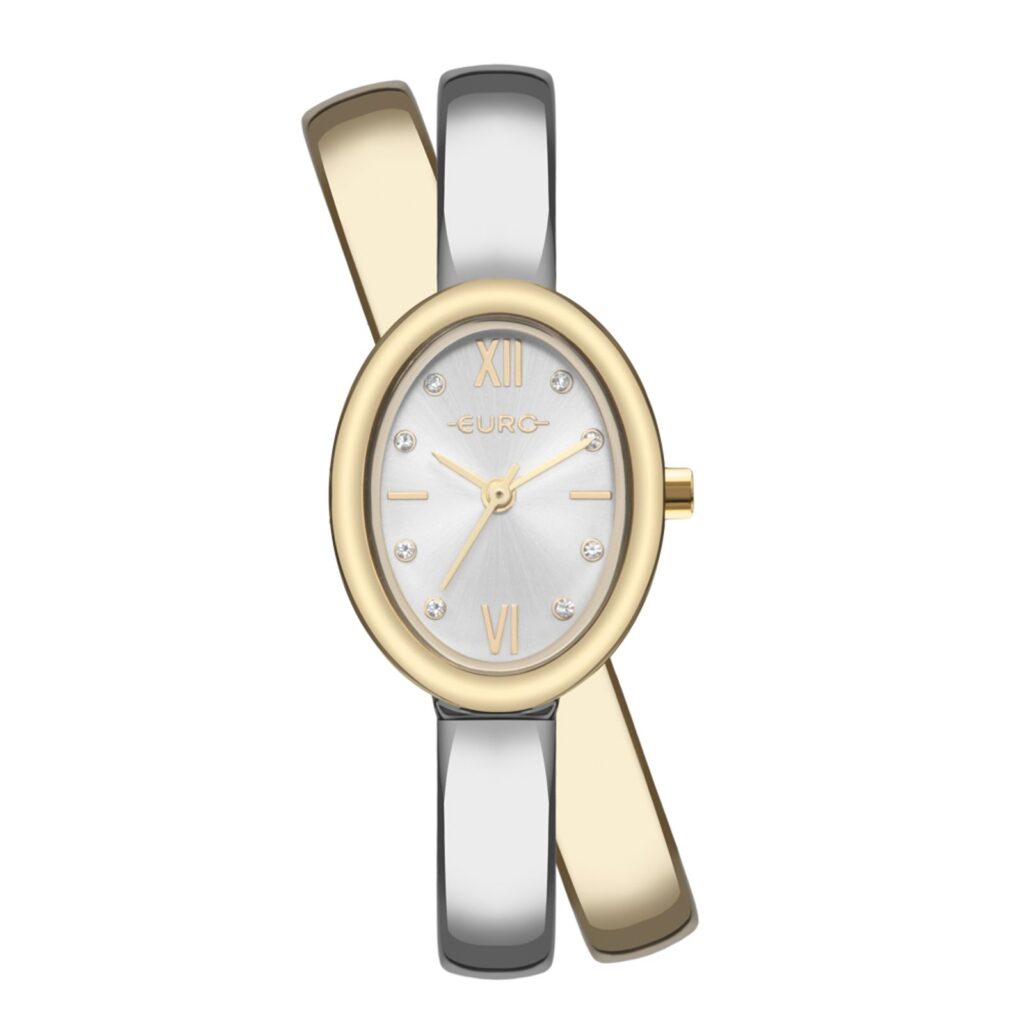 Relógio Euro Bangle Lux analógico bicolor- EU2035ZEQ/5K