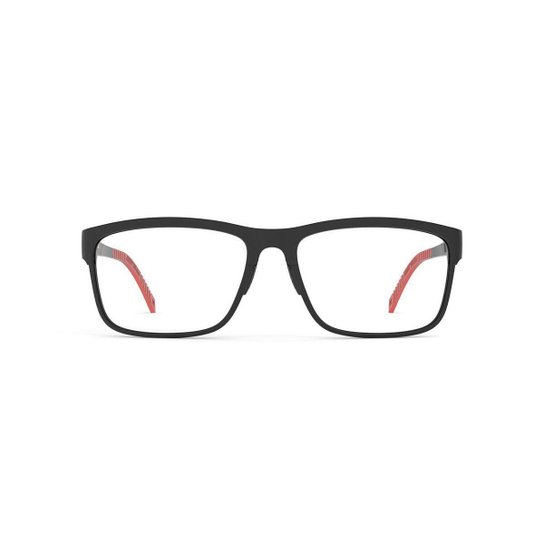 Óculos Receituário Mormaii Denver preto com vermelho masculino- M6086 A85 58 - Imagem 2