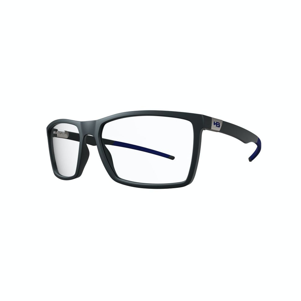 Óculos Receituário HB Polytech Matte Black D.Blue masculino-HB 93149