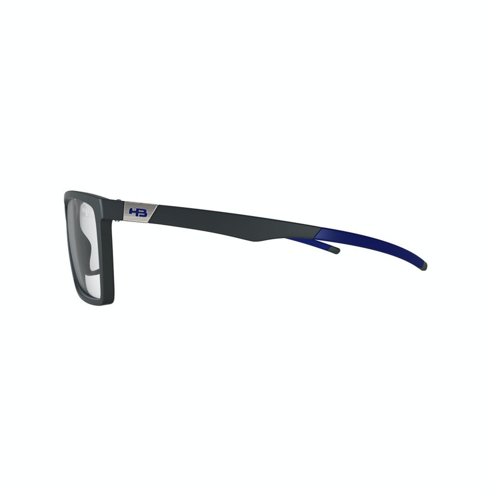 Óculos Receituário HB Polytech Matte Black D.Blue masculino-HB 93149 - Imagem 3