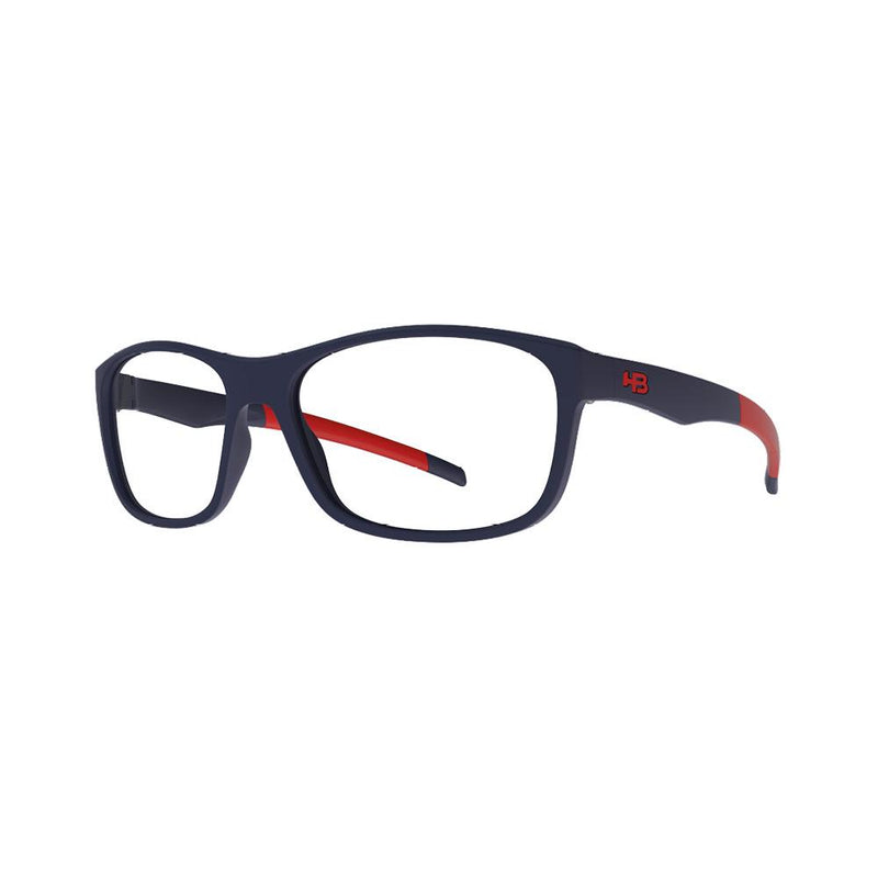 Óculos Receituário HB Matte Navy Polytech azul com vermelha masculino-HB93134