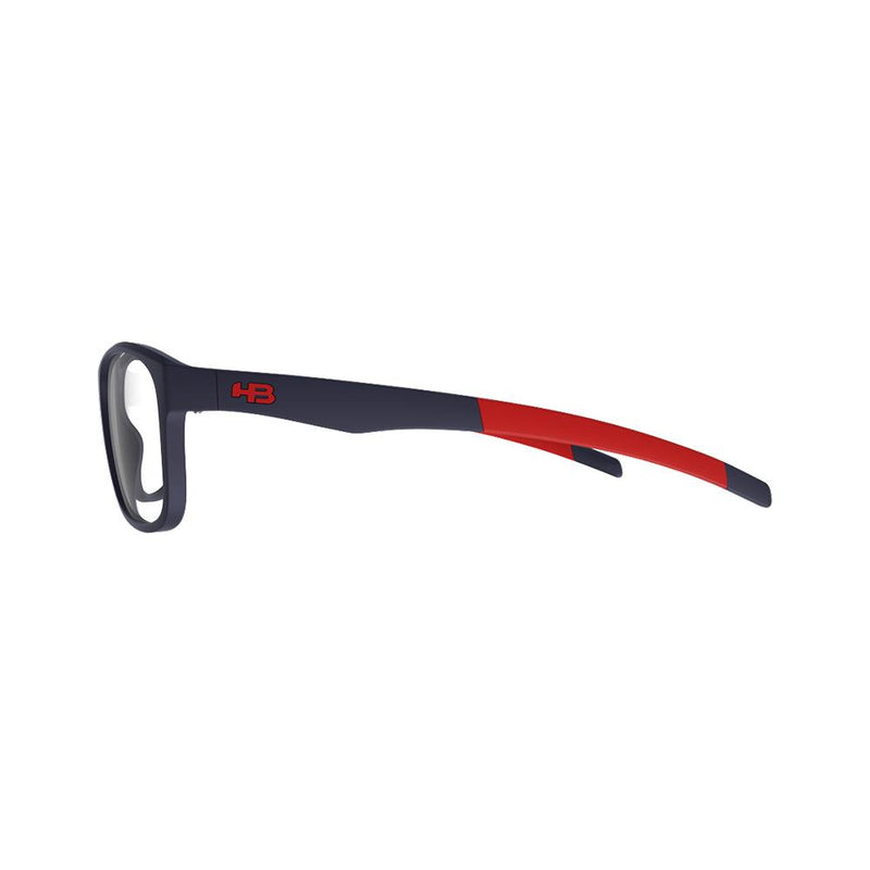Óculos Receituário HB Matte Navy Polytech azul com vermelha masculino-HB93134 - Imagem 3