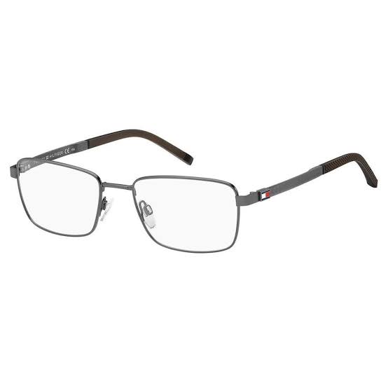Óculos Receituário Tommy Hilfiger fibra de carbono retangular masculino- TH1946 R80