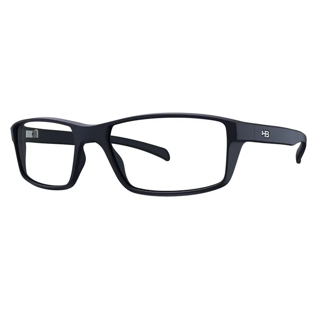 Óculos Receituário HB retangular preto masculino- HB 93148