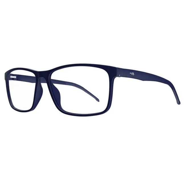 Óculos Receituário HB retangular polytech azul masculino- HB 0279