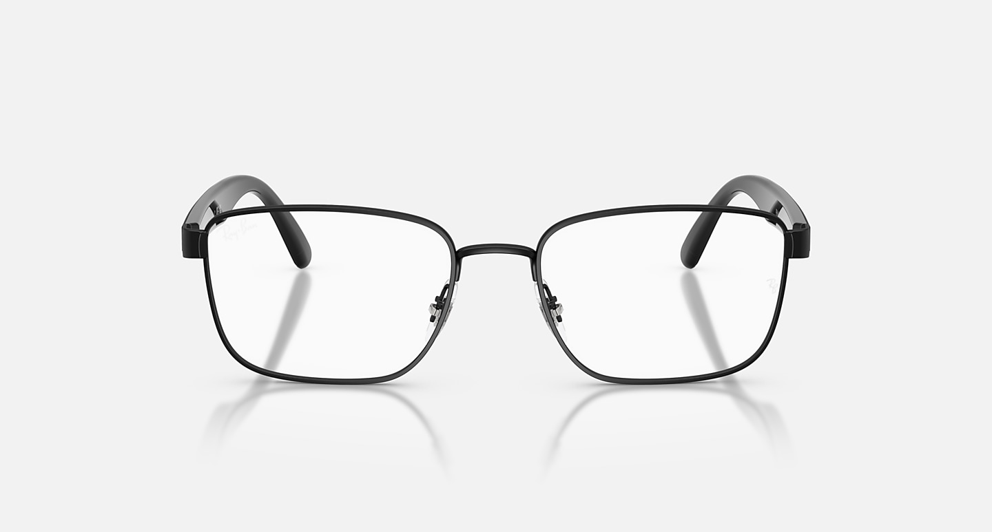 Óculos Receituário RayBan retangular preto masculino- ORX6537L - Imagem 2