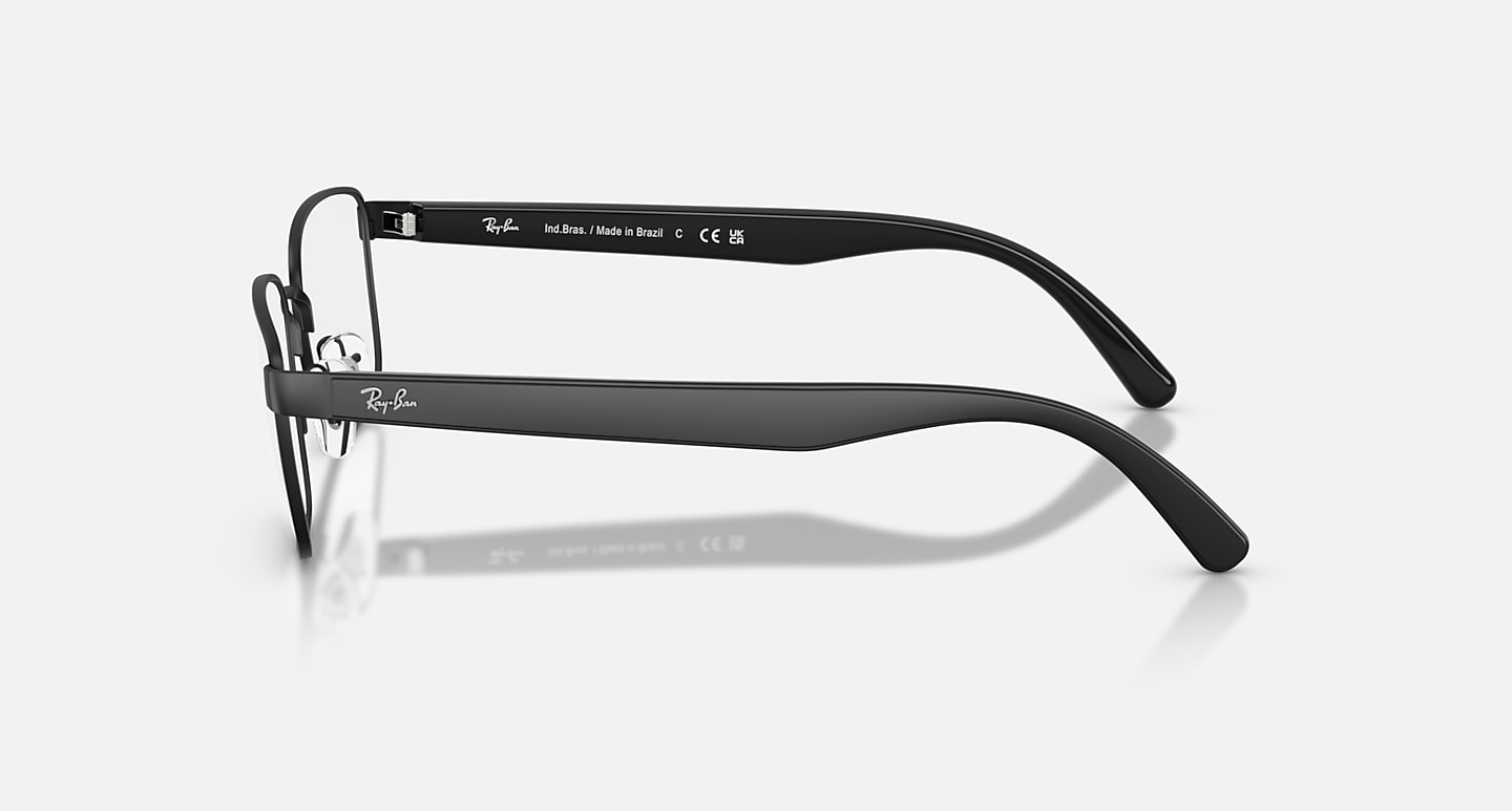 Óculos Receituário RayBan retangular preto masculino- ORX6537L - Imagem 3