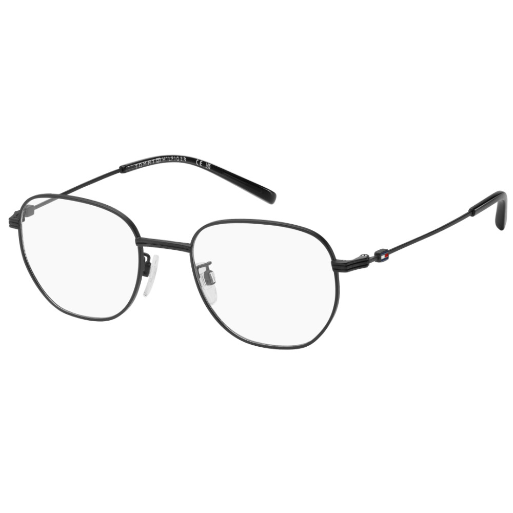 Óculos Receituário Tommy Hilfiger Titanium arredondado preto Unisex- TH2360/F