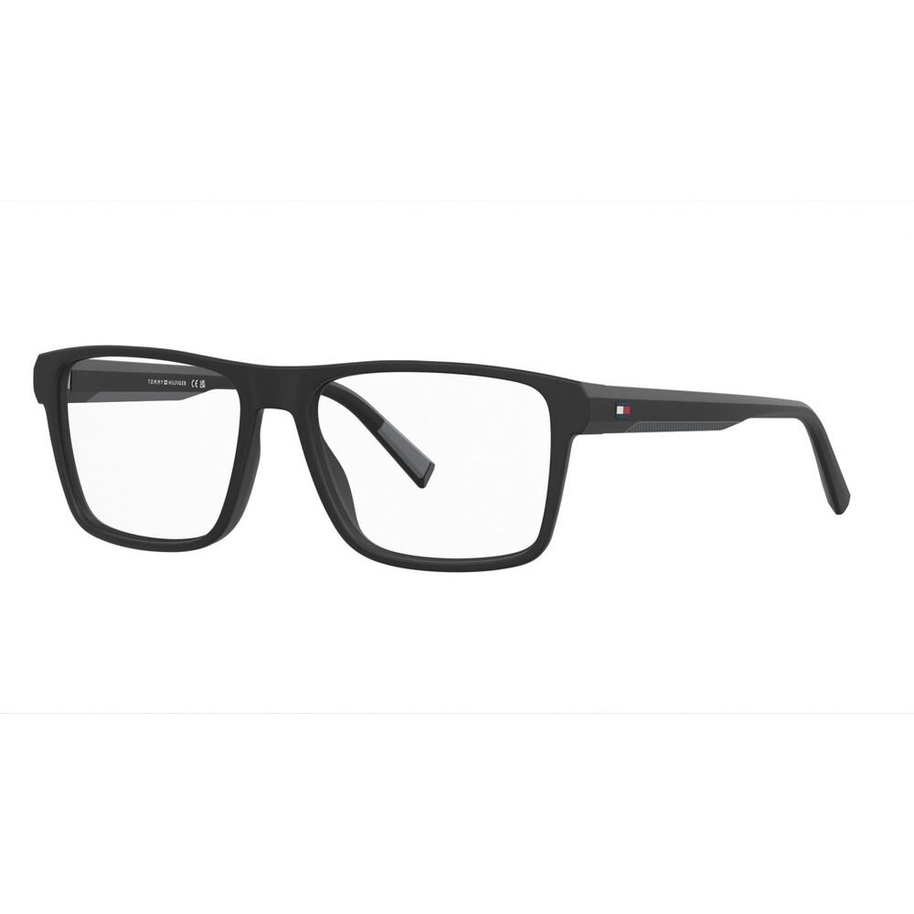 Óculos Receituário Tommy Hilfiger quarado acetato preto masculino- TH2328
