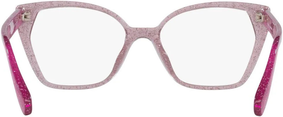 Óculos Receituário Kipling infantil rosa transparente com brilho feminino-OKP313U M274 - Imagem 2