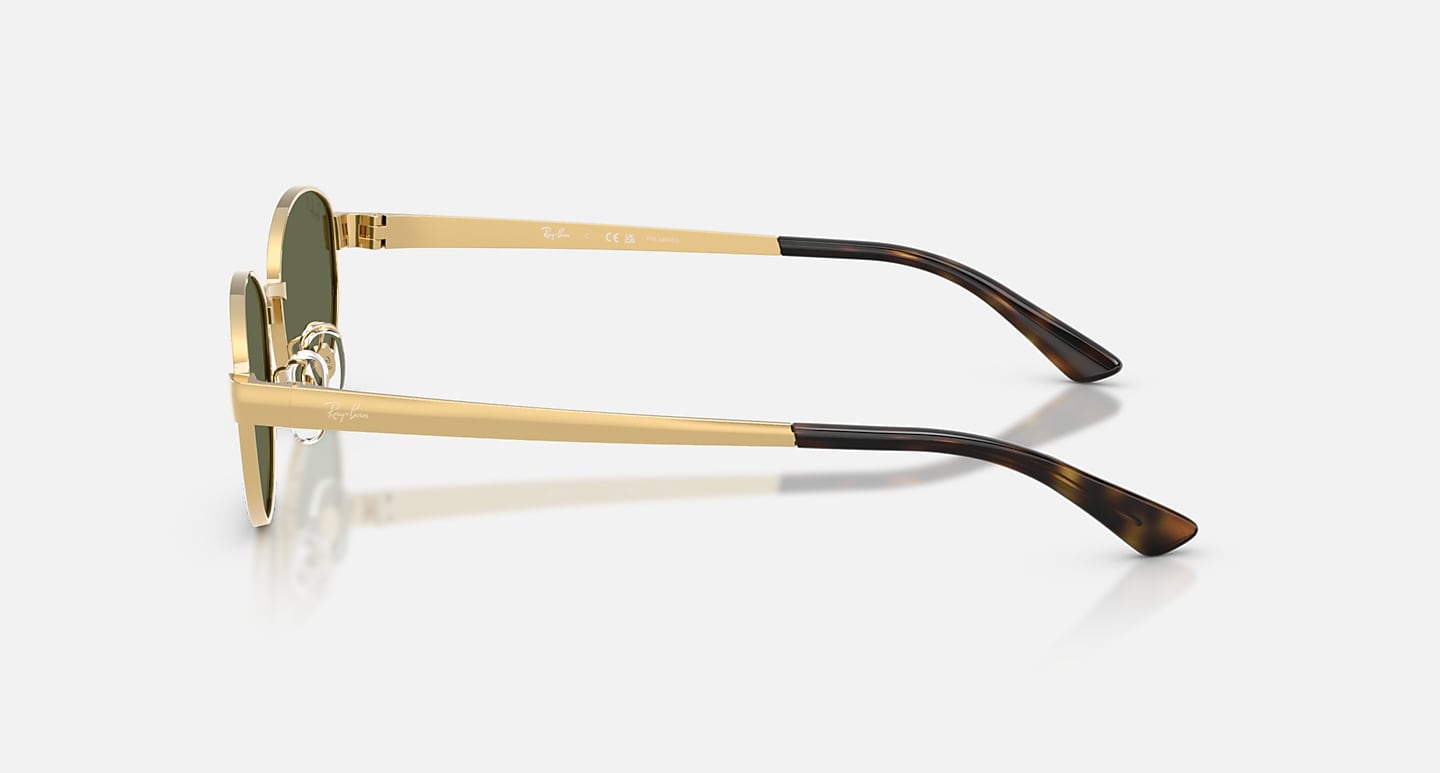 Óculos de Sol RayBan oval em metal dourado- ORB3774D 001 - Imagem 3
