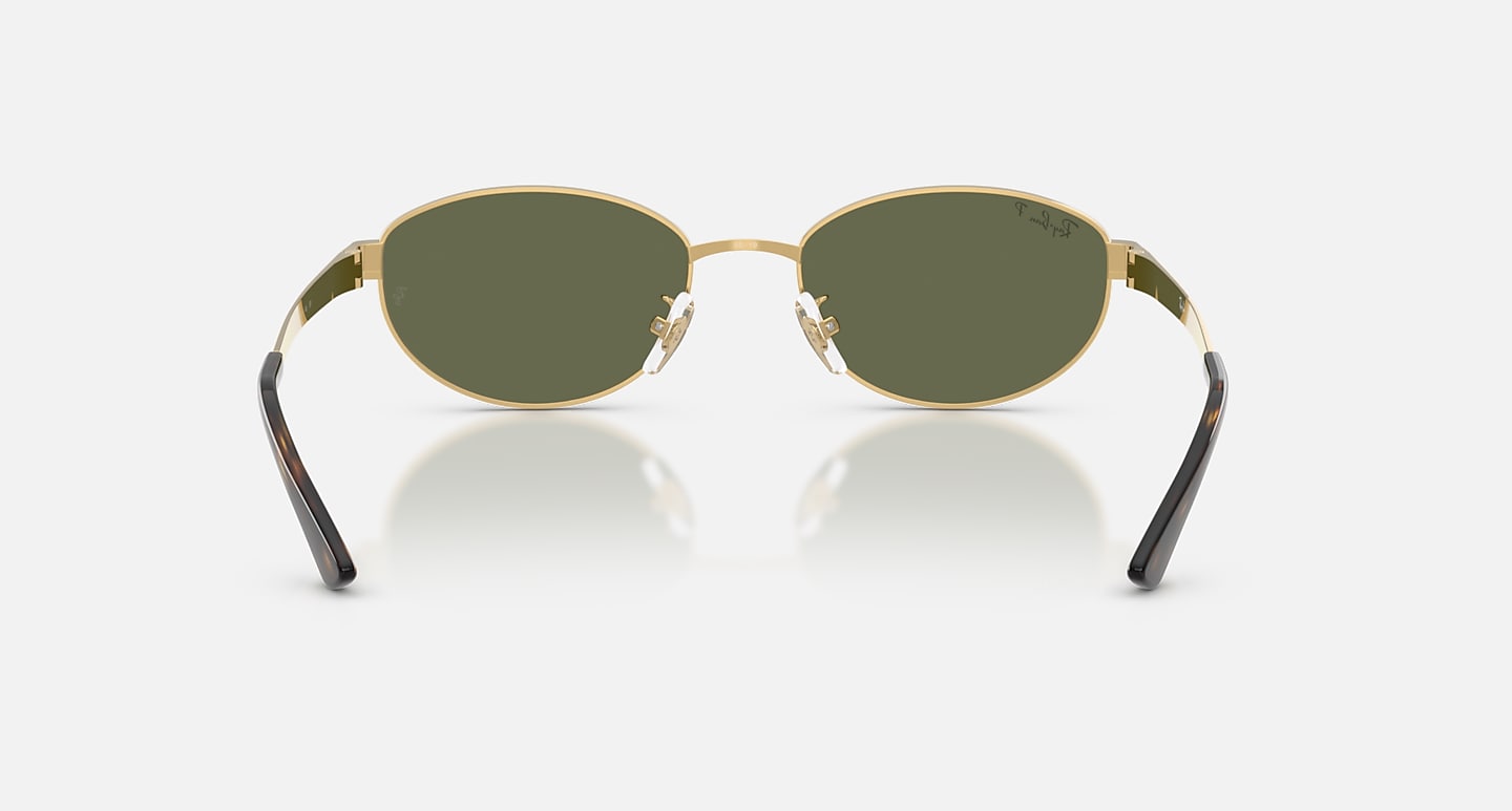 Óculos de Sol RayBan oval em metal dourado- ORB3774D 001 - Imagem 4